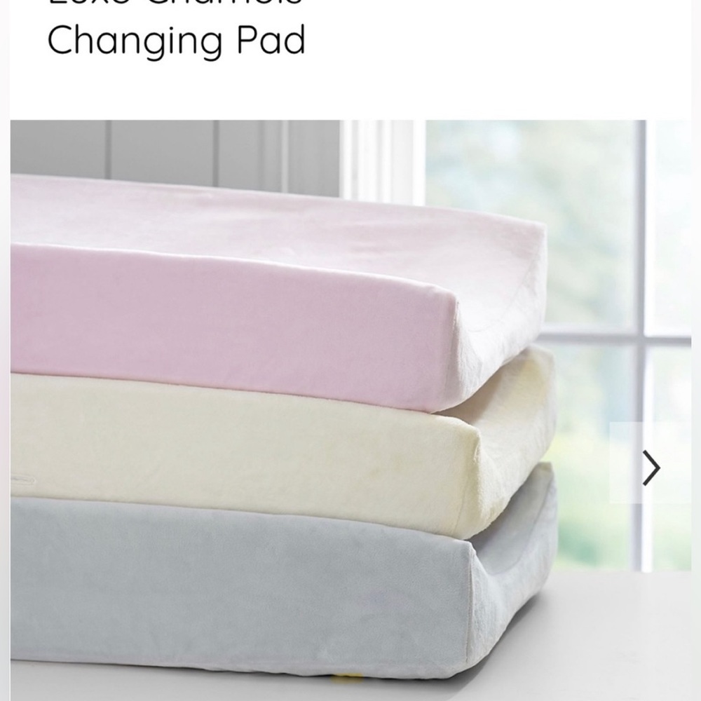 Two Used Pottery Barn Changing Table Suede - Grey